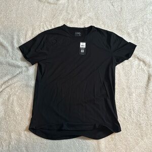 Cuts clothing black trim blank shirt